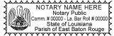 Louisiana Notary Stamp