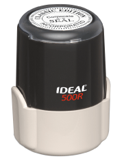 IDEAL 500R Self-Inking Notary Stamp, 2"