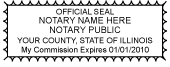 Illinois Notary Stamp