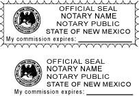 New Mexico Notary Stamps