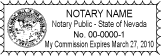 Nevada Notary Stamp