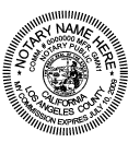 California Jurat Stamp