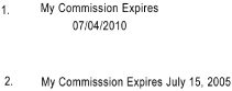UMa Commission Date Stamp